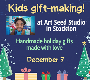 One day open studio for gift making! Here's your kids' opportunity to make wonderful gifts for special friends and family members! Paint, clay, jewelry and more. A wide variety of materials will be available to them with suggested ideas of how to use them.